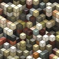 Abstract cubic backgrounds Royalty Free Stock Photo