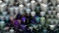 Abstract cubic backgrounds