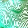 Abstract curve lines background green modern curves Royalty Free Stock Photo