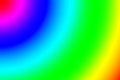 Abstract curve lines of vivid gradient rainbow color