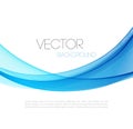 Abstract curved lines background. Template Royalty Free Stock Photo