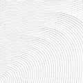 Abstract curved lines for graphic design. Vector template. Vector striped wavy background. Optic illusion effect Royalty Free Stock Photo