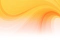 Abstract curved orange background