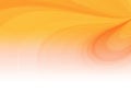 Abstract curved orange background