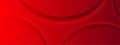 Abstract Curves in Red Gradient Background Banner Royalty Free Stock Photo