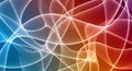 Abstract Curves Background, Modern Design, Gradient, Flowing Lines Royalty Free Stock Photo