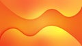 Vector Vivid Orange Flow for Abstract Background Royalty Free Stock Photo