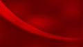 Vector Abstract Red Background with Shining Curves Royalty Free Stock Photo