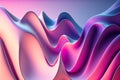 Abstract curvy design wallpaper. Waves and energy flow. Generative AI Royalty Free Stock Photo