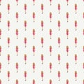 Cute barbie pattern on white background.