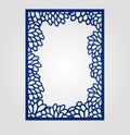 Abstract cutout panel for laser cutting, die cutting or stencil.