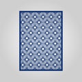 Abstract cutout panel for laser cutting, die cutting or stencil.