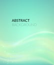 Abstract cyan background with smooth lines