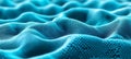 Abstract Cyan Digital Landscape Undulating Grid Structure, Futuristic Mesh of Dots and Lines