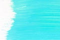 Abstract cyan hand painted background