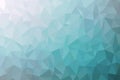 Abstract cyan low poly background texture