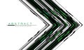 Abstract cyber circuit green black arrow direction geometric on white blank space design modern futuristic technology creative