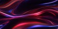 Abstract 3D Background with colorful Wavy Lines. Seamless background pattern. Generative AI Royalty Free Stock Photo