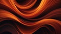 Abstract 3D background resembling an aurora, swirls of dark orange resembling silk in appearance, hinting at business technology i