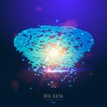 Abstract 3D big data visualization.