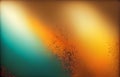 An abstract 3D color gradient background with rust orange, yellow ochre, and patina green