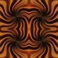 3d copper color symmetric background pattern