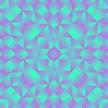 3d cyan purple geometric color gradient pattern