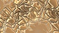 3d effect - golden fractal background pattern