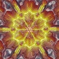 3d effect hexagonal geometric graphic