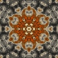 3d fractal hexagonal graphic