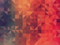 Abstract 2D geometric colorfull background