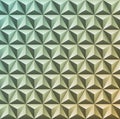 Abstract 3D geometric texture. Vector gradient pattern of triangles. Decorative plastic or metallic embossed background. Modern c