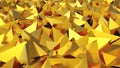 Abstract 3D Golden Pyramids