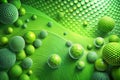 Green abstract 3d background, texture with copy space Royalty Free Stock Photo