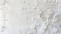 Abstract Hexagon Pattern, White Technology Background Royalty Free Stock Photo