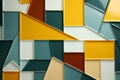 Abstract 3d ilustration of geometric shapes. Colorful cubes background Royalty Free Stock Photo