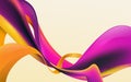 Abstract 3d liquid colorful shapes composition background. Abstract gradients waves background. Vector illustration