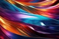 Abstract 3d luxury premium background, colorful flowing curved waves, golden accent, lighting effect