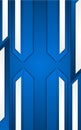 Abstract 3d modern blue square vertical shape design