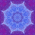 3d octagonal light blue purple geometric pattern