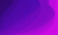 Abstract 3D Purple Ellipsoid with Vertical Ribbed Texture and Pink Diagonal Light Effects Royalty Free Stock Photo