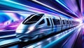 Abstract 3D Rapid Transit Blur Background