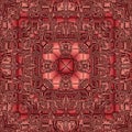 3d red kaleidoscopic color gradient pattern