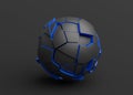 Abstract 3D Render of Cracked Sphere