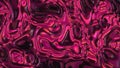 Abstract 3d render holographic oil surface background, foil wavy surface, wave and ripplet, neon red black spectrum colors