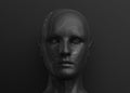 Abstract 3D Render of Human Head