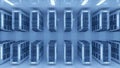 Data Center Servers Modern Cloud Computing and IT Infrastructure Royalty Free Stock Photo