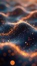 Abstract 3D render shows AI decision-making process. Neural network analysis, machine learning applications in action. Tech system Royalty Free Stock Photo