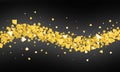 Abstract 3d rendering of chaotic particles Background of pyramids in empty space Royalty Free Stock Photo
