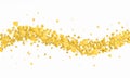 Abstract 3d rendering of chaotic particles Background of pyramids in empty space Royalty Free Stock Photo